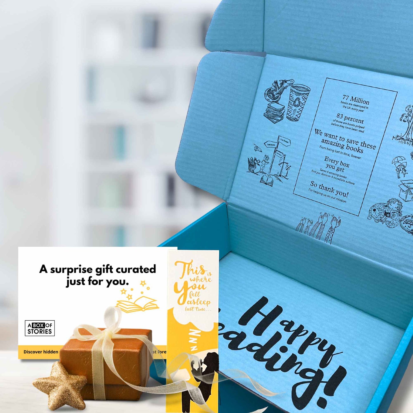 A Science Fiction & Fantasy Box of 4 Surprise Books